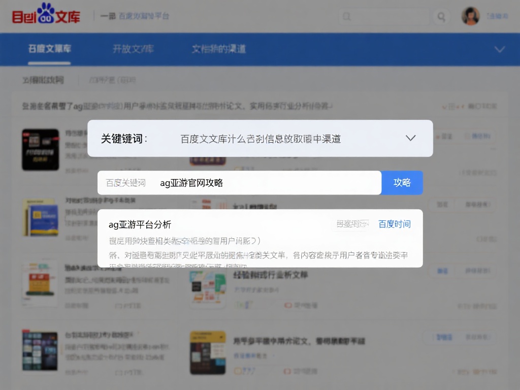 一、百度文库为何成为信息获取的重要渠道
百度文库